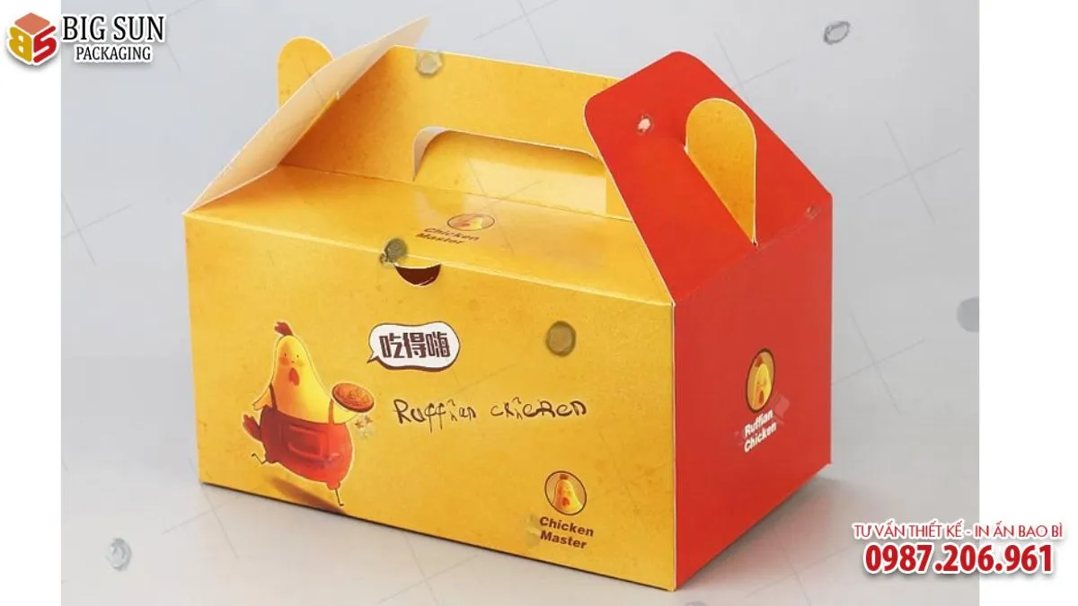 Lựa chọn mẫu hộp đựng mẹt gà ấn tượng cho doanh nghiệp