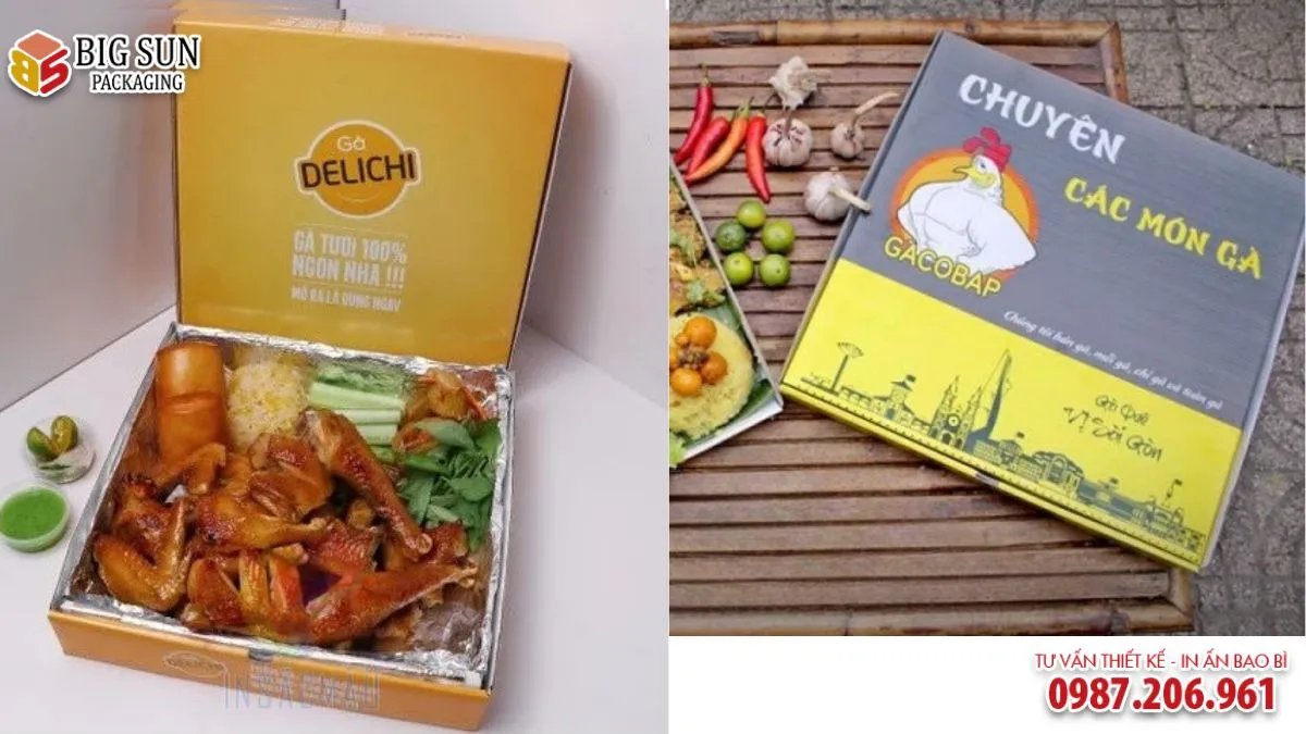 Lựa chọn mẫu hộp đựng mẹt gà ấn tượng cho doanh nghiệp
