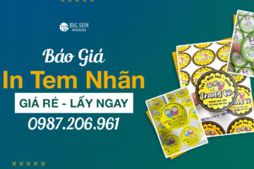 BÁO GIÁ IN TEM NHÃN DECAL LẤY NGAY SỐ LƯỢNG ÍT