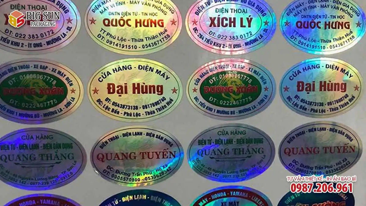 BÁO GIÁ IN TEM 7 MÀU HOLOGRAM - TEM CHỐNG HÀNG GIẢ TẠI HÀ NỘI 2 in tem 7 mau hinh elip