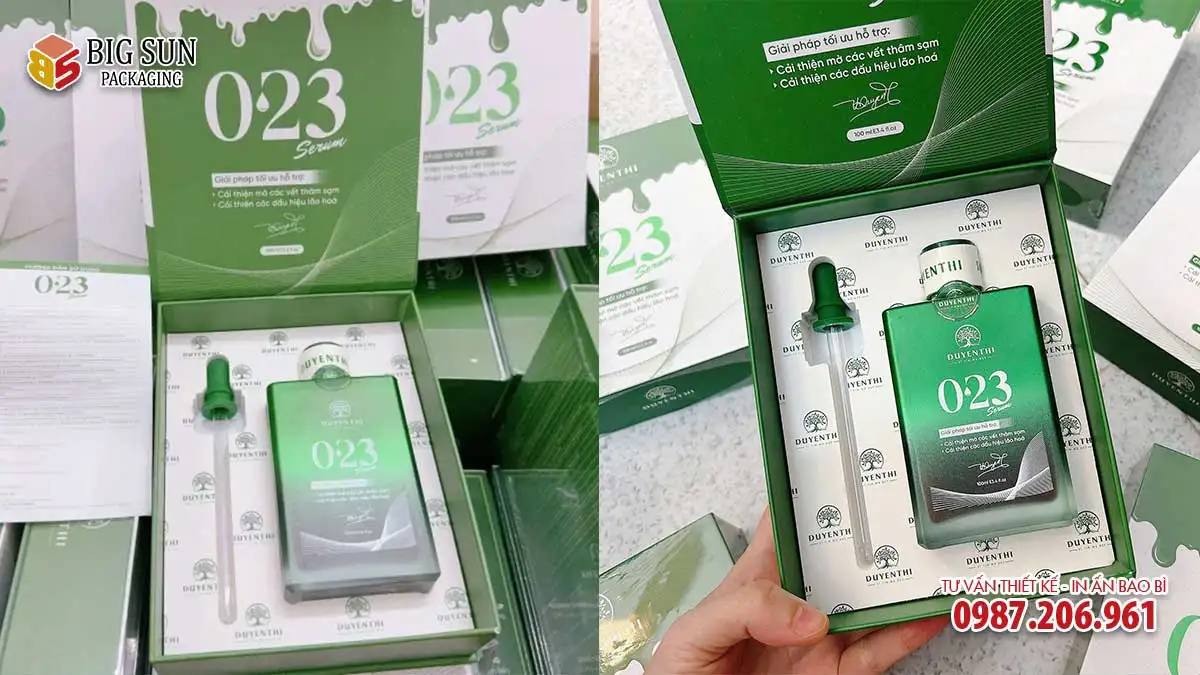 hộp nam châm carton lạnh đựng mỹ phẩm