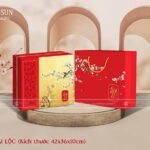 in hộp quà Tết Tài Lộc Đỏ