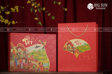 in hộp quà Tết Tranh