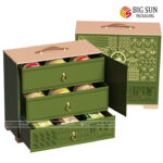 in hộp quà Tết nắp mở cửa sổ 3 tầng