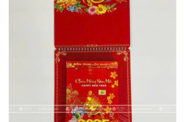 in lịch Tết Bloc treo tường