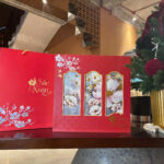 in hộp quà Tết Sắc Xuân Đỏ