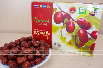 in hộp đựng táo đỏ Hàn Quốc