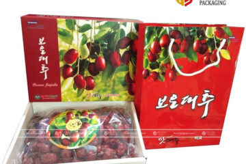 in hộp đựng táo đỏ Hàn Quốc