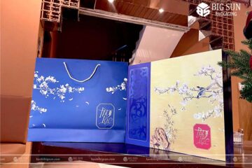 in hộp quà Tết Tài Lộc Xanh