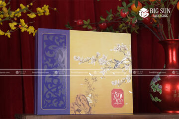 in hộp quà Tết Tài Lộc Xanh