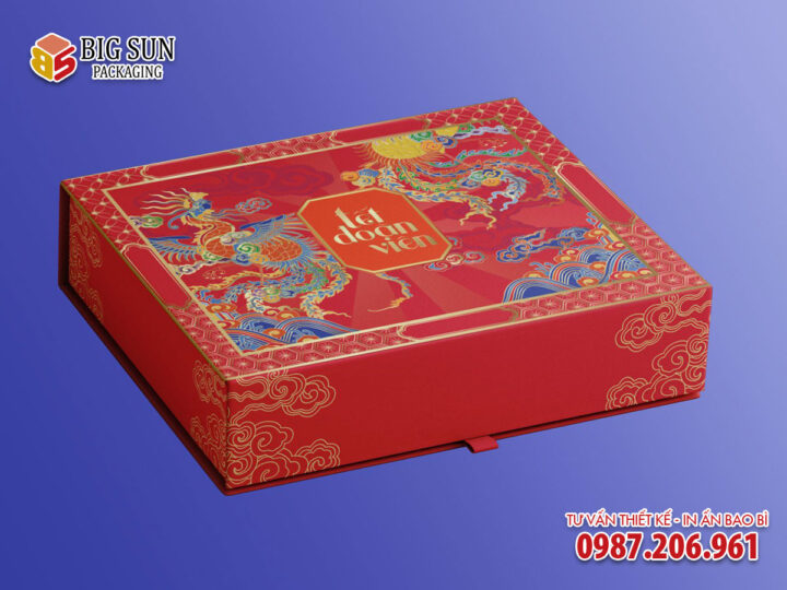 BST Hộp bánh Trung Thu Tết Đoàn Viên 6 bánh, kết hợp hộp trà - Ảnh 4