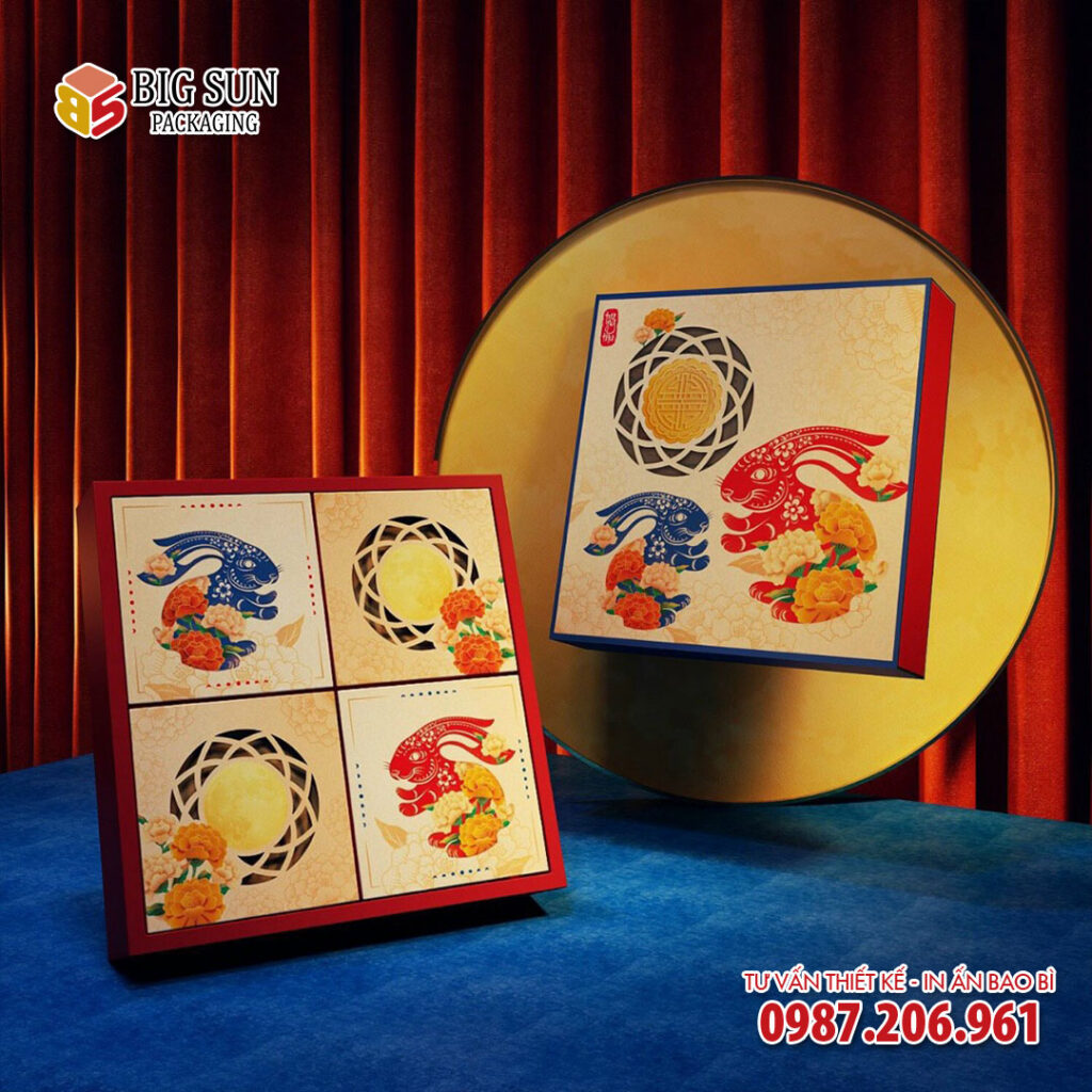 in hộp bánh trung thu Thỏ Ngọc