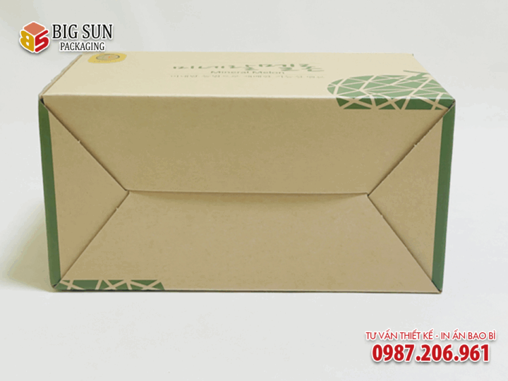 thùng carton đựng dưa lưới