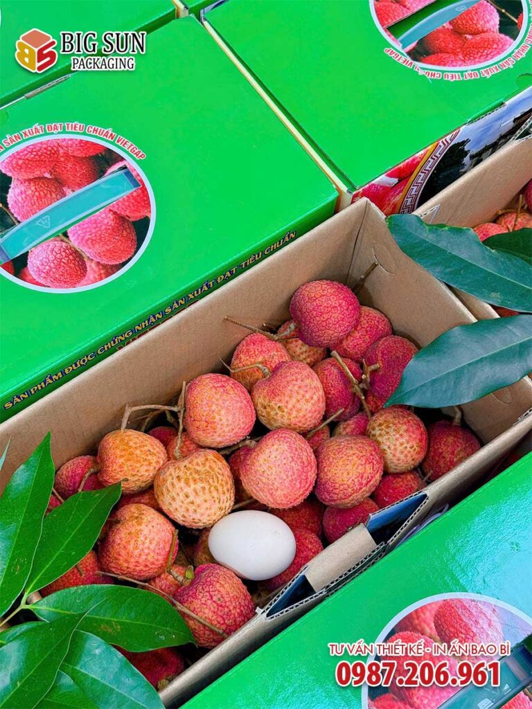 in thùng carton đựng vải trứng hưng yên