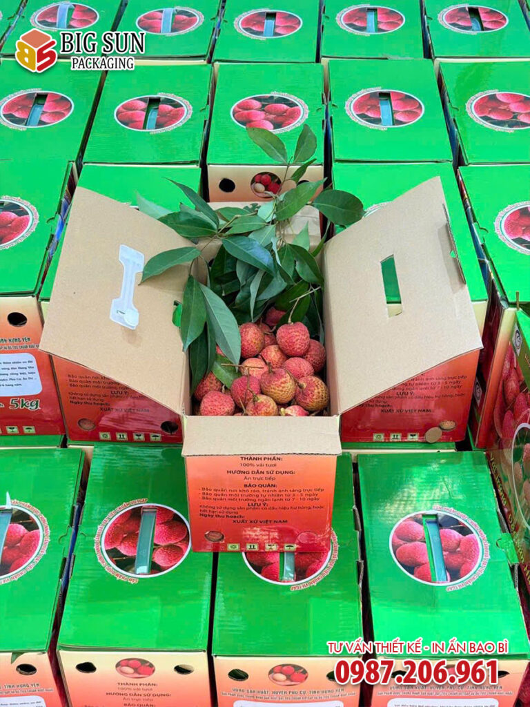 in thùng carton đựng vải trứng hưng yên