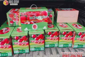 in thùng carton đựng vải trứng hưng yên