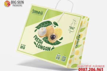 In hộp carton đựng nhãn Ameii