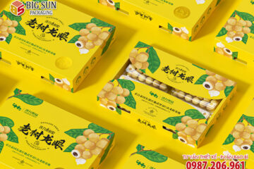 In hộp carton đựng nhãn Hoàng Kim