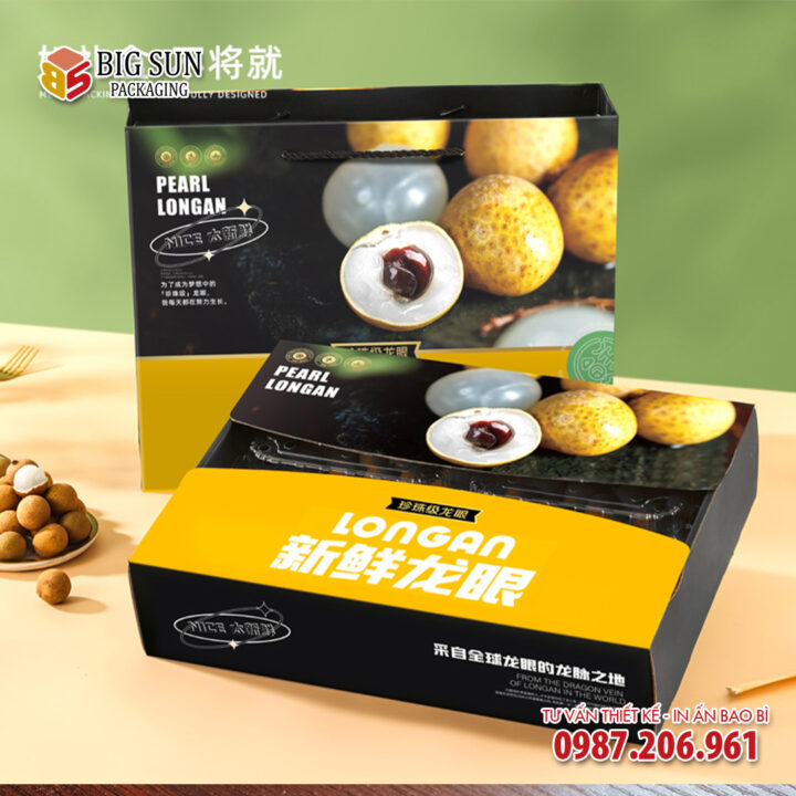 In hộp carton đựng nhãn Pearl