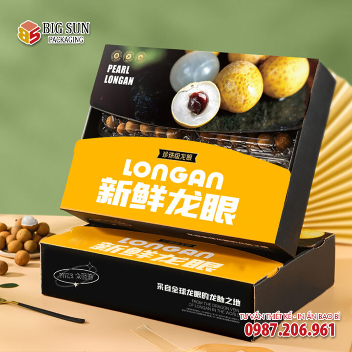 In hộp carton đựng nhãn Pearl