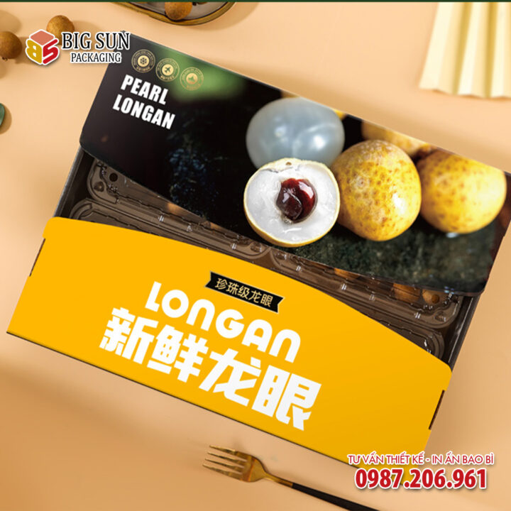 In hộp carton đựng nhãn Pearl