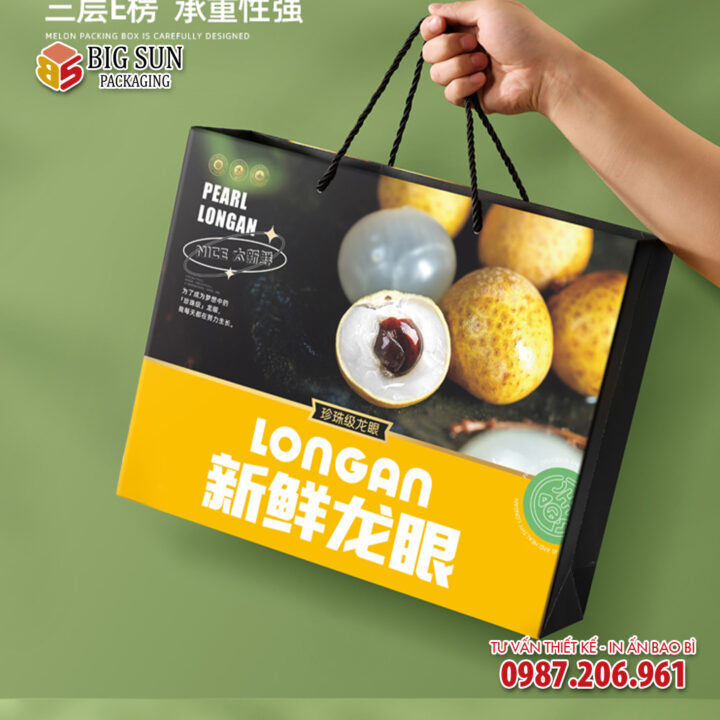 In hộp carton đựng nhãn Pearl