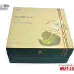 in hộp đựng dưa lưới 4 ngăn