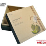 in hộp đựng dưa lưới 4 ngăn