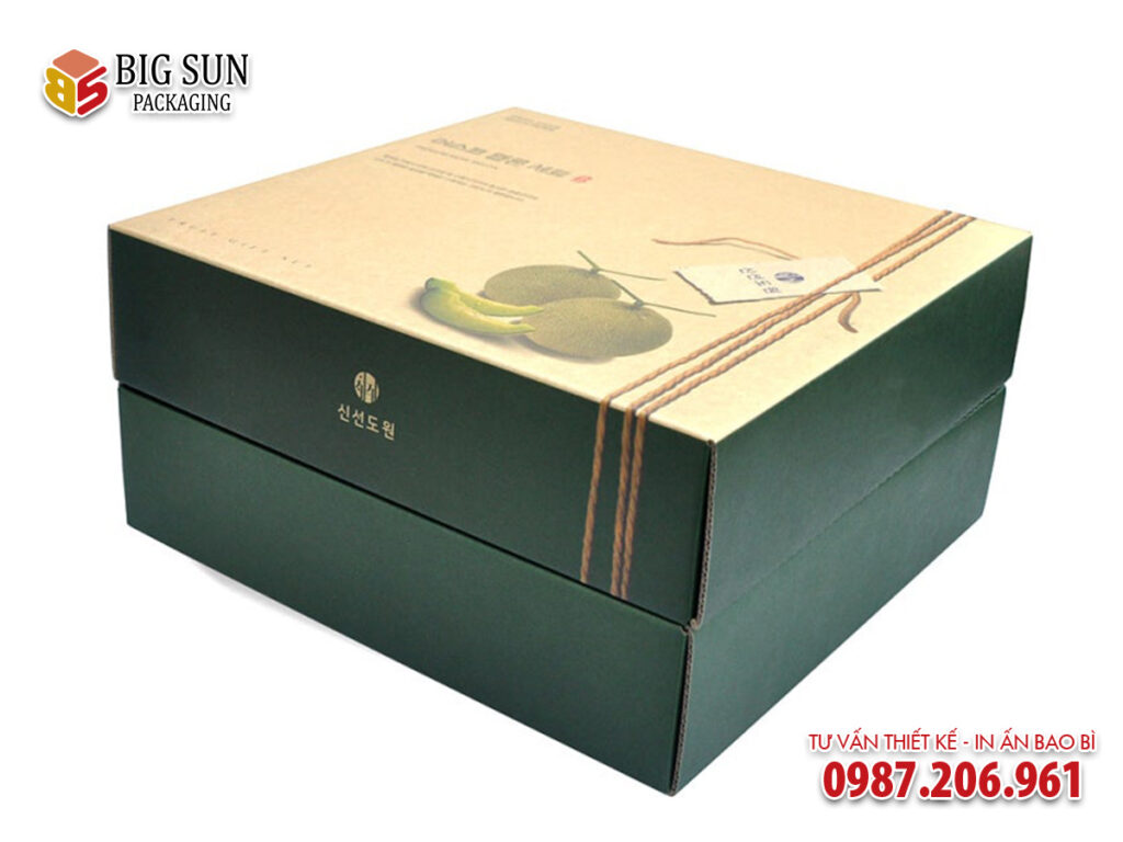 in hộp đựng dưa lưới 4 ngăn