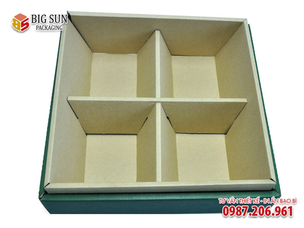 in hộp đựng dưa lưới 4 ngăn
