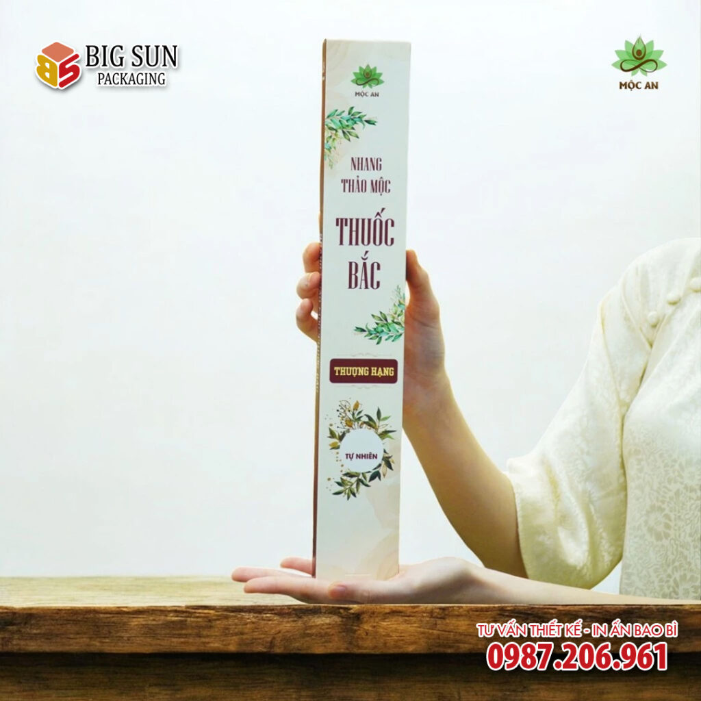 in hộp đựng nhang thảo mộc Mộc An