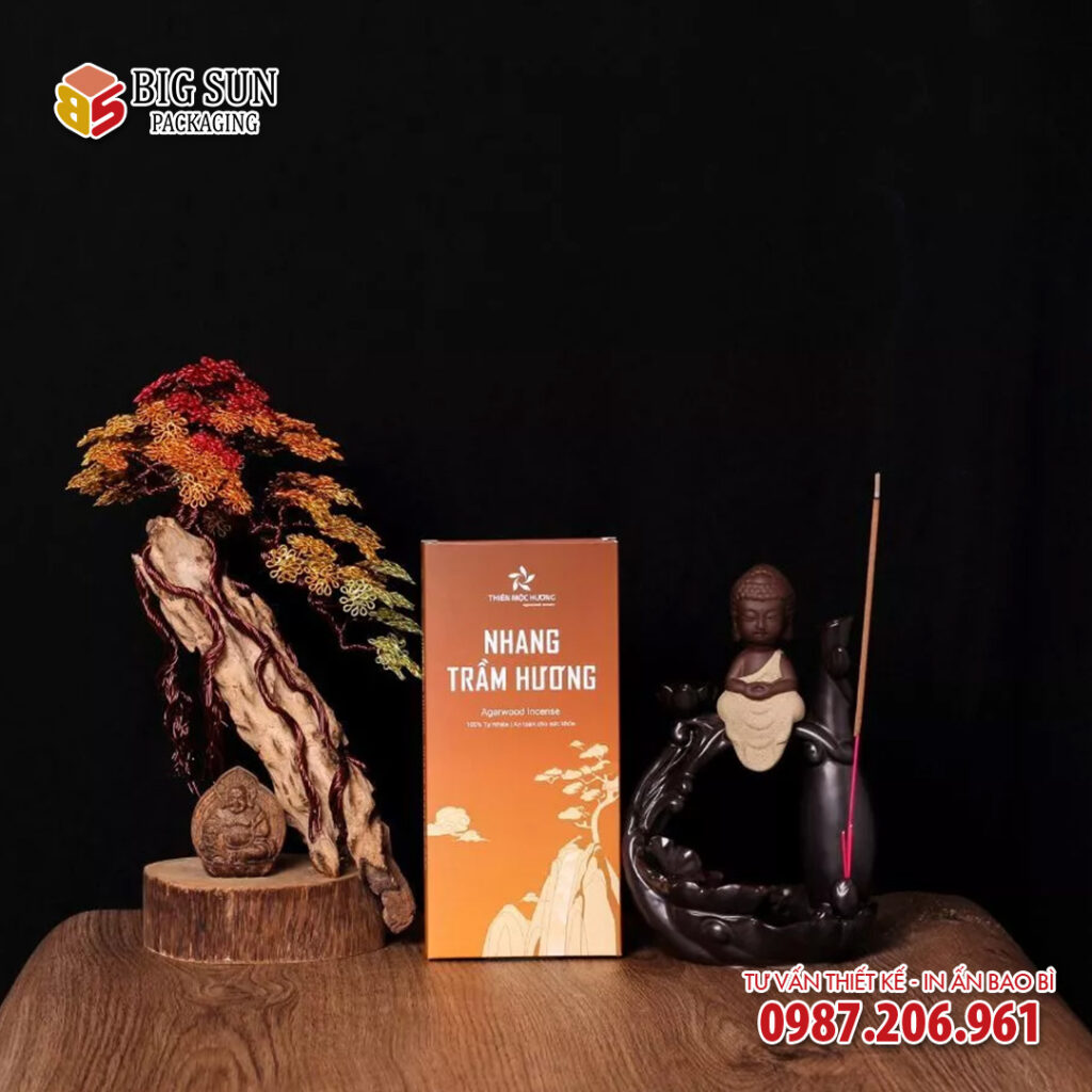 in hộp đựng nhang trầm hương Mộc Hương