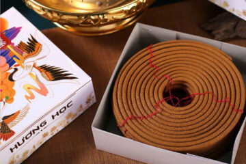 in hộp đựng nhang vòng hạc trắng Hương Học