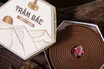 in hộp đựng nhang vòng trầm bắc Hương Học