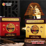 in hộp đựng nụ trầm Hương Học