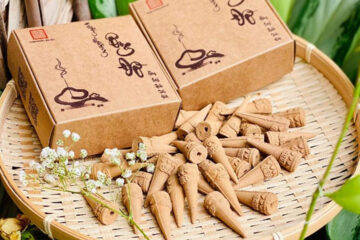 in hộp đựng nụ trầm hương Ông Đồ