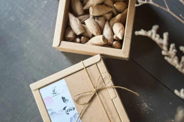 in hộp đựng nụ trầm hương Phú Thiên Ân