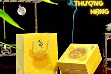 in hộp đựng nụ trầm hương Hoàng Đan Tea