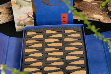 in hộp đựng nụ trầm hương - Tịnh