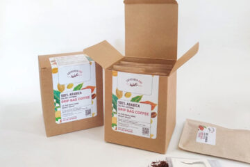In hộp giấy đựng cà phê Caphesach
