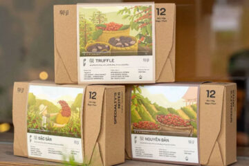 In hộp giấy đựng cà phê Phê La