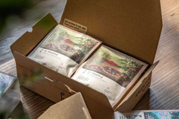 In hộp giấy đựng cà phê Phê La