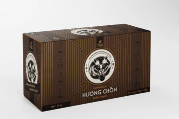 in hộp giấy đựng cà phê túi lọc Hương Chồn