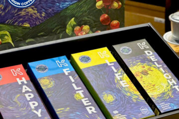 In hộp quà cà phê Hạnh phúc