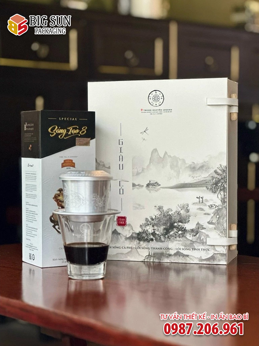 In hộp quà cà phê Trung Nguyên