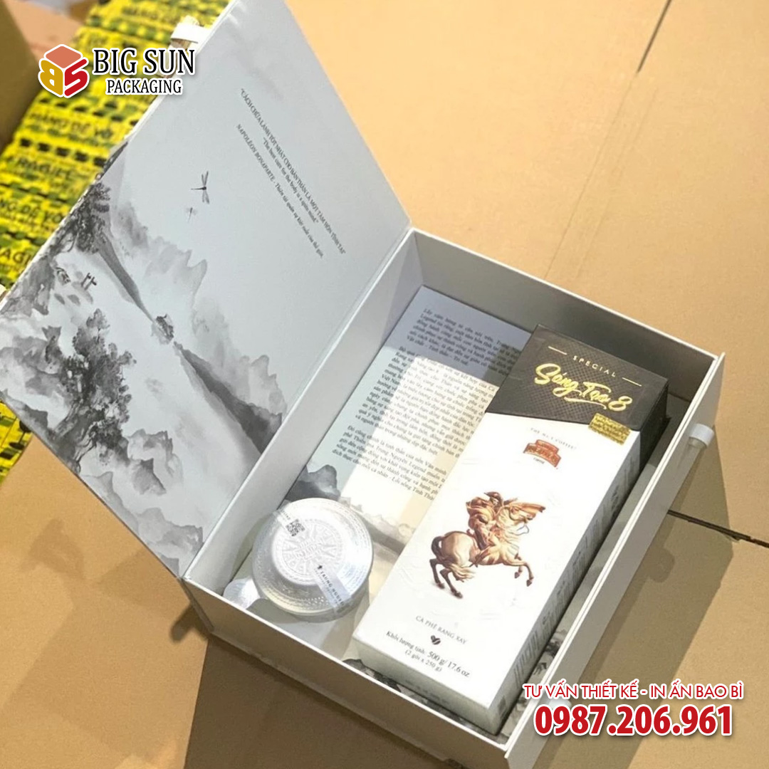 In hộp quà cà phê Trung Nguyên