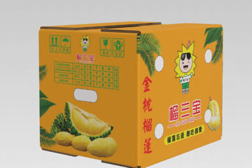 In thùng carton đựng sầu riêng Tam Bảo