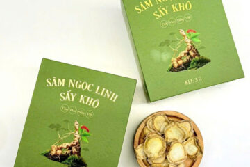 in hộp giấy Sâm Ngọc Linh sấy khô