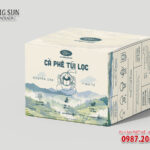 in hộp giấy đựng cà phê túi lọc ban mê