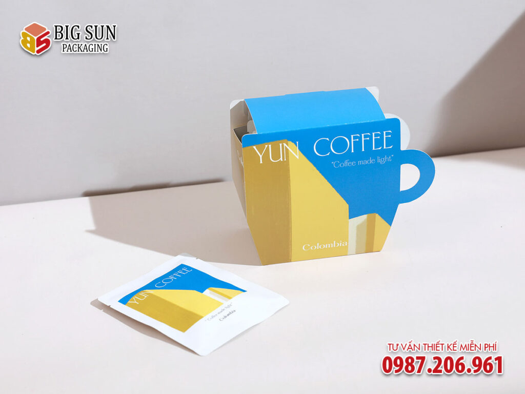 in hộp đựng cà phê Yun Coffee